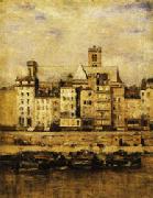 Stanislas lepine The Apple Market at Paris oil painting